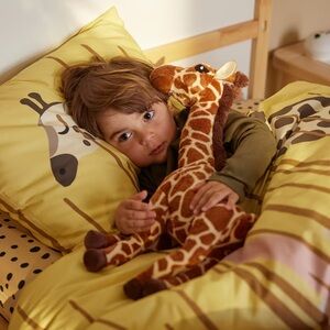 Giraffe Plush Toy Giraffe Stuffy Zoo Animal Brown Cream Sandlopare